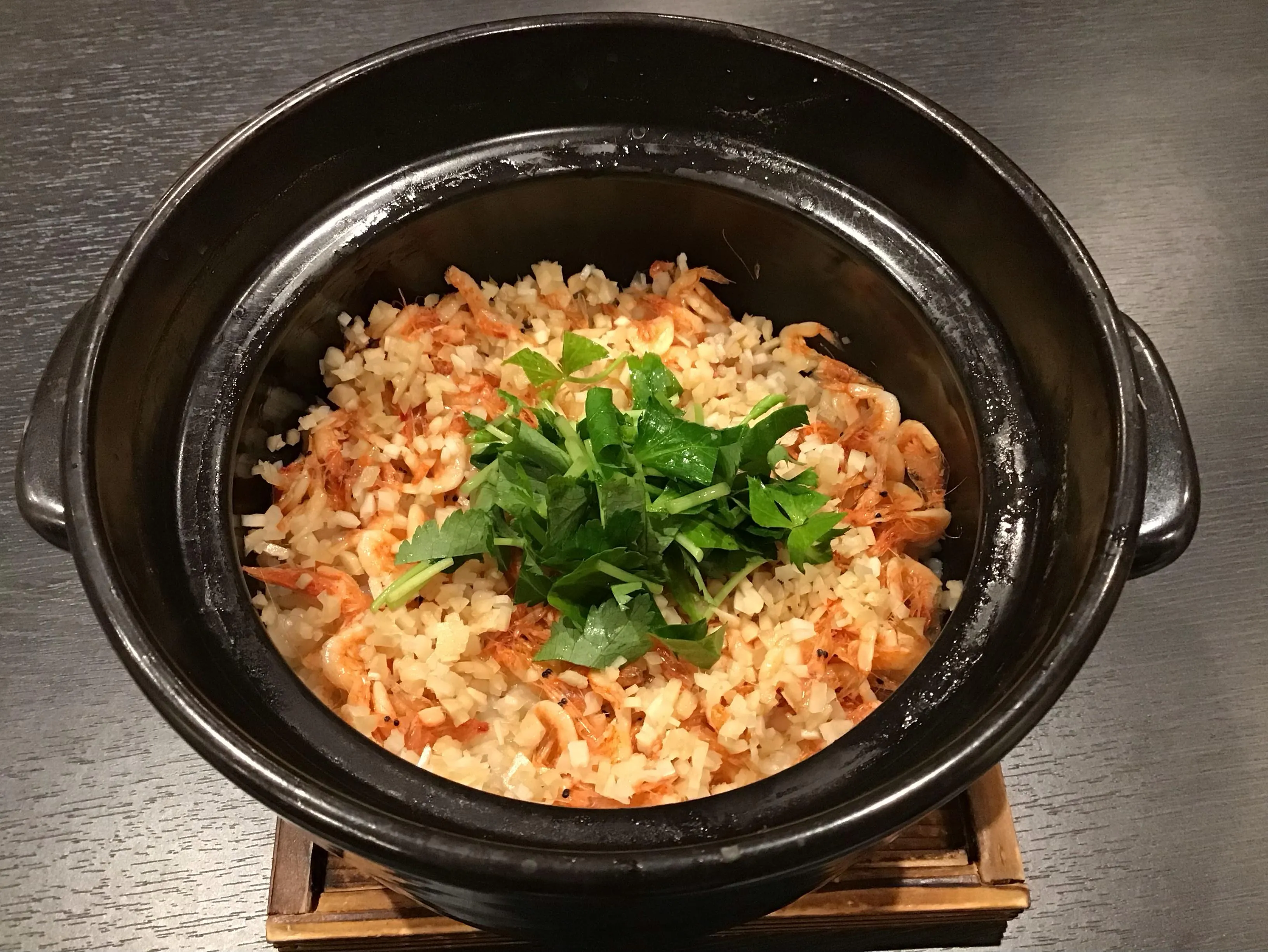 桜海老と新生姜の炊き込みご飯